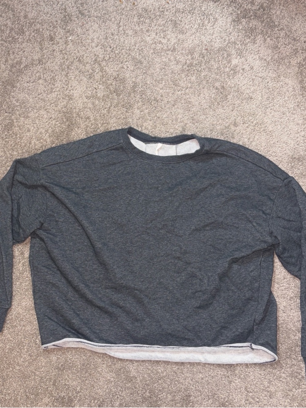 Women's Dark Gray Crewneck Sweater